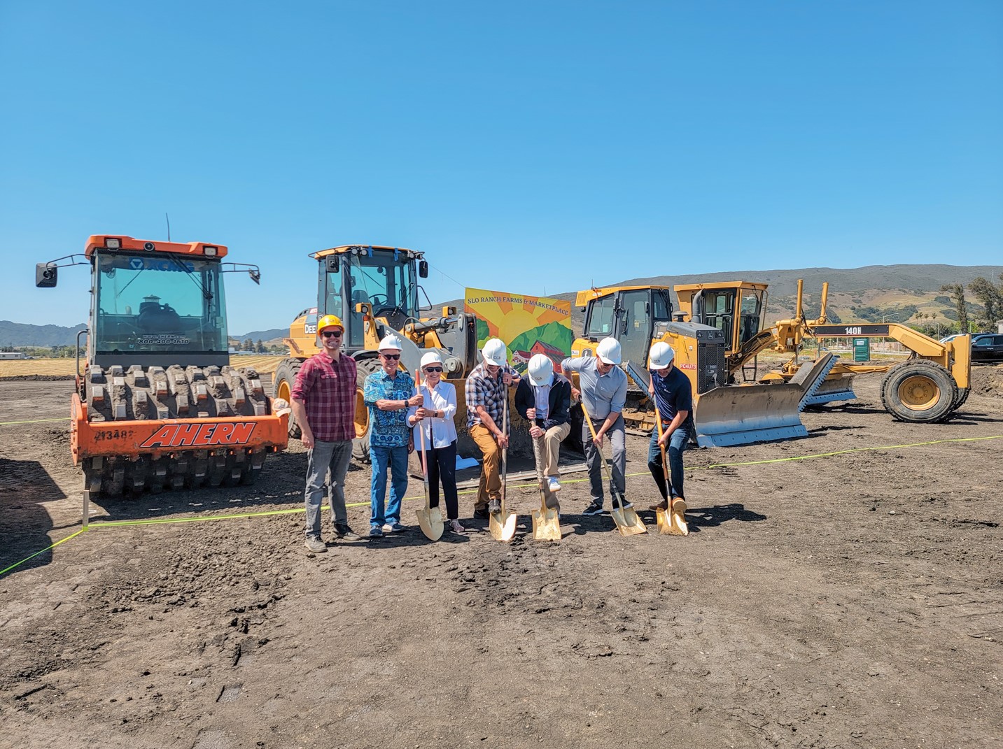 Breaking ground dig